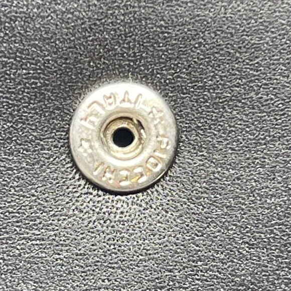 Celine Triomphe Printed Canvas & Leather Compact Wallet - Black - Preowned - Picture 9 of 13